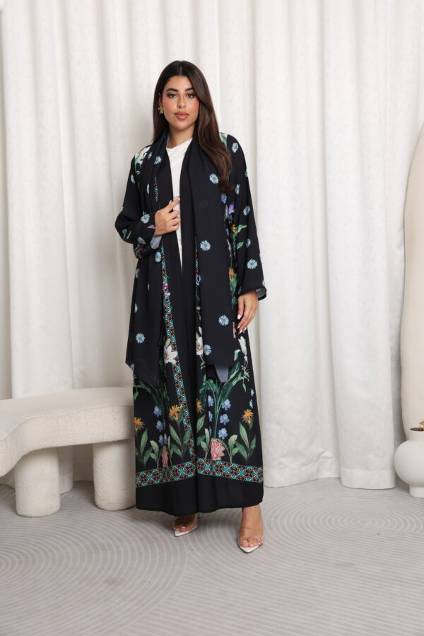 Summer Collection Abaya - 8366 - Image 6