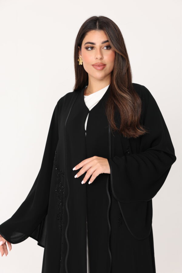 Fabric Crape Handmaid Work - 8367 - Image 4