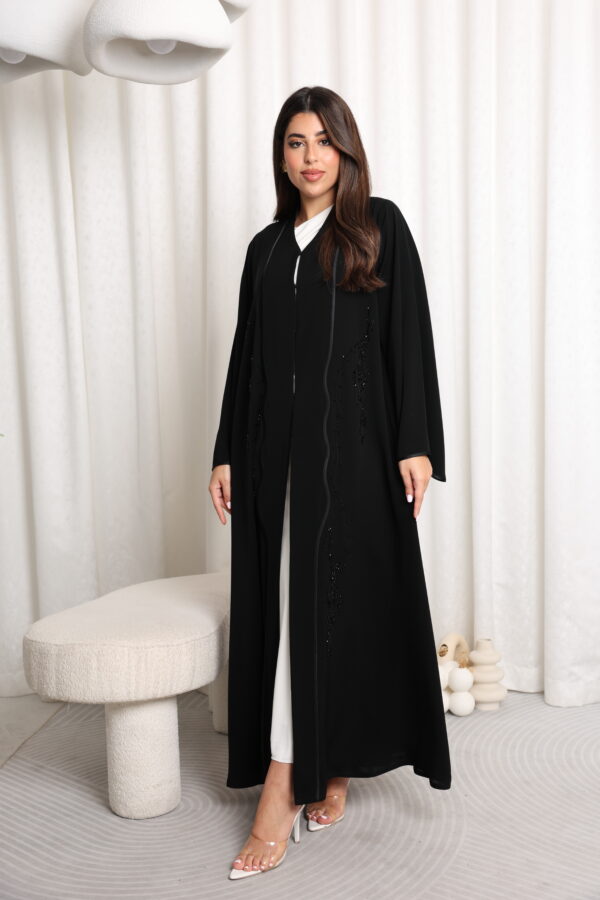 Fabric Crape Handmaid Work - 8367 - Image 7