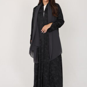 Summer Collection Abaya Black Colour - 8374