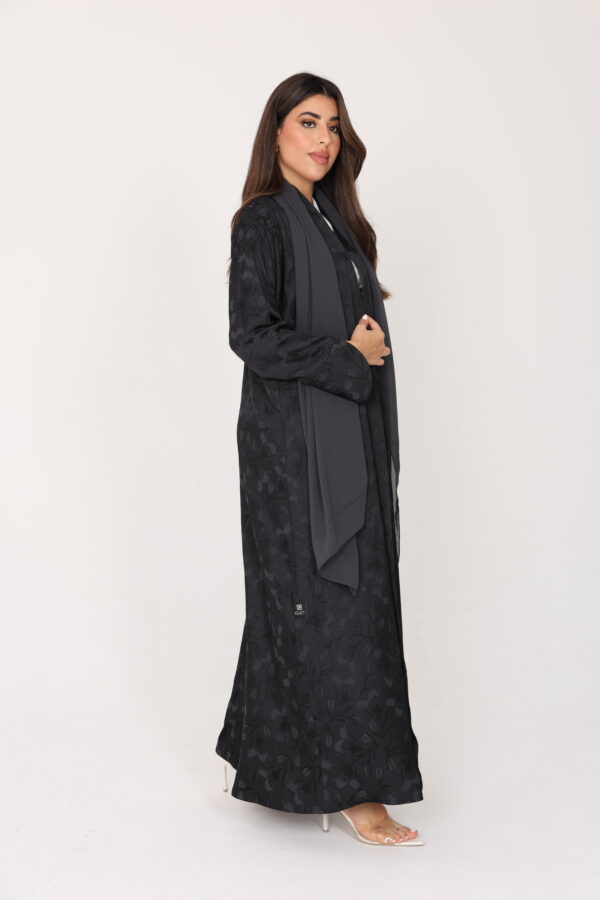 Summer Collection Abaya Black Colour - 8374 - Image 6