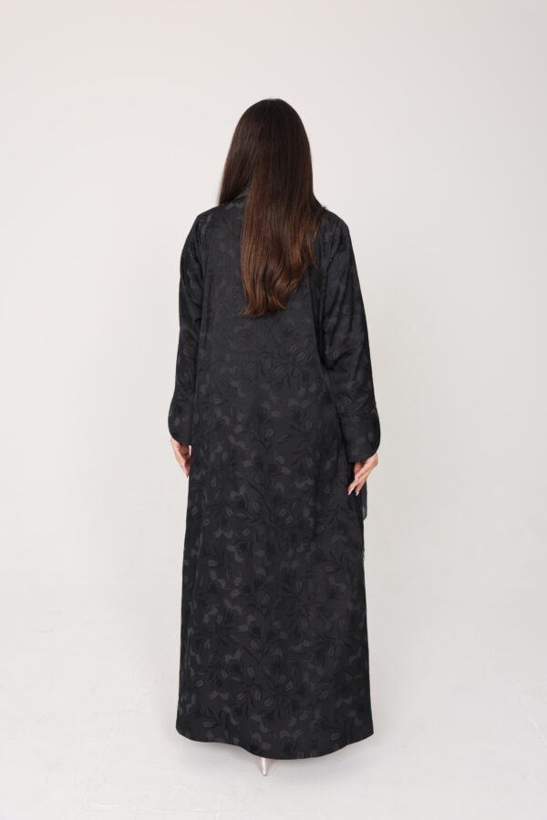 Summer Collection Abaya Black Colour - 8374 - Image 5