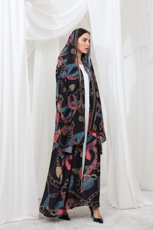 Summer collection Abaya - 8430 - Image 2