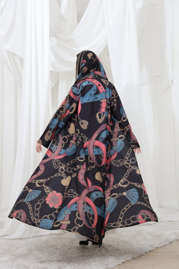 Summer collection Abaya - 8430 - Image 3