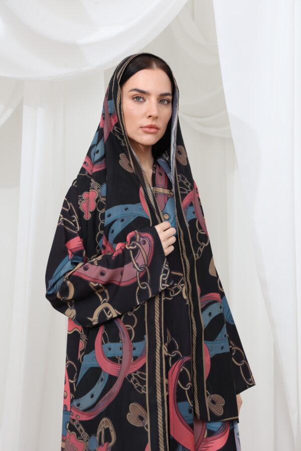 Summer collection Abaya - 8430 - Image 4