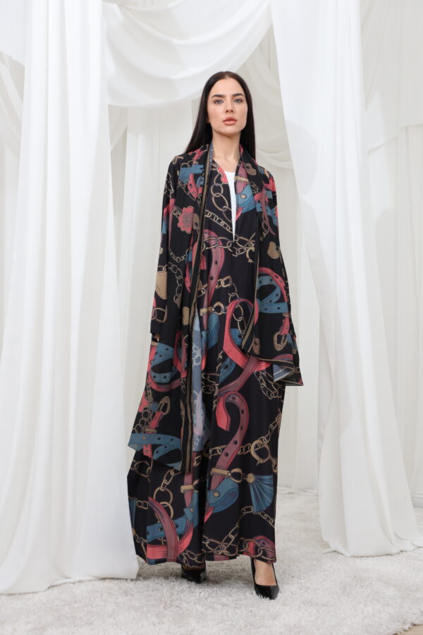 Summer collection Abaya - 8430 - Image 5
