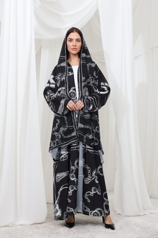 Summer Collection Abaya - 8429 - Image 3