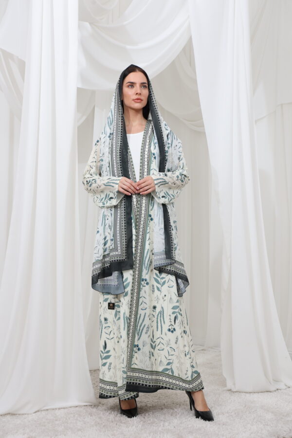 Summer Collection Abaya - 8418 - Image 2