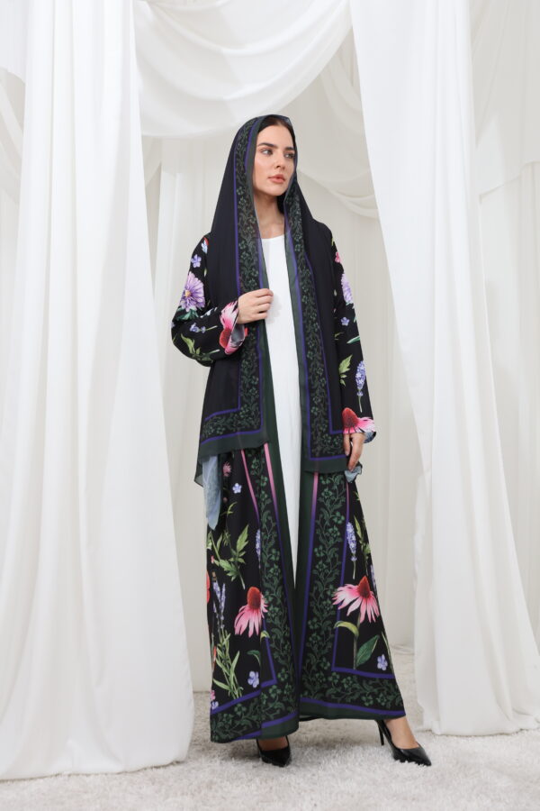 Summer Collection Abaya - 8415 - Image 2