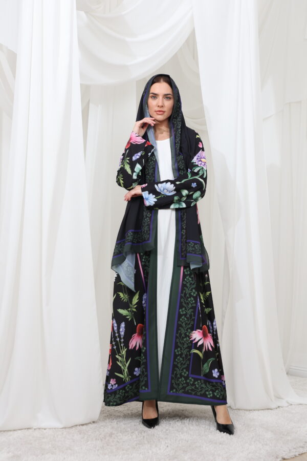 Summer Collection Abaya - 8415 - Image 3
