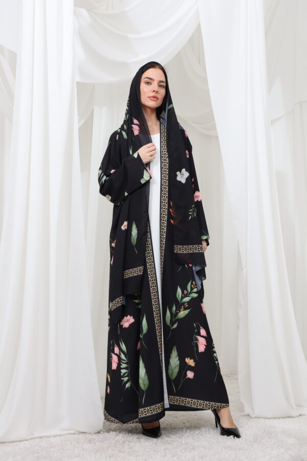 Summer Collection Abaya - 8432 - Image 2